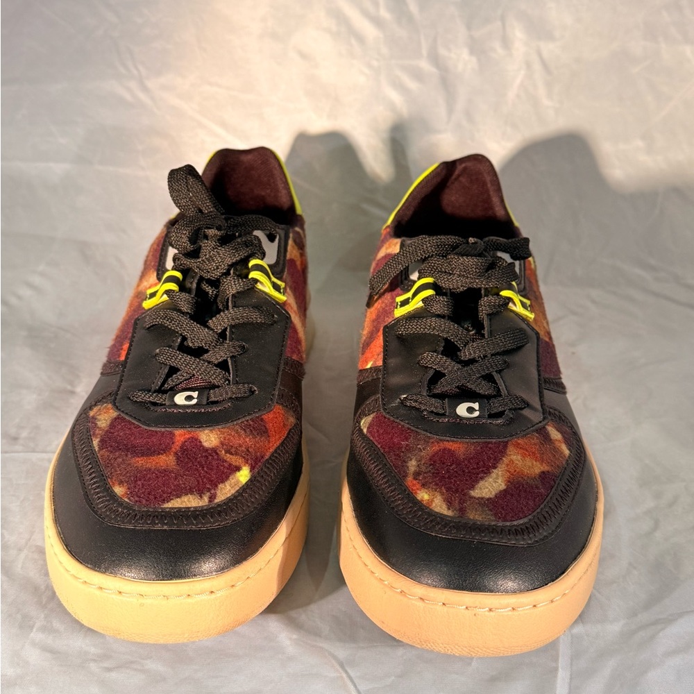 Coach Multicolor Sneakers with Black and Yellow Accents